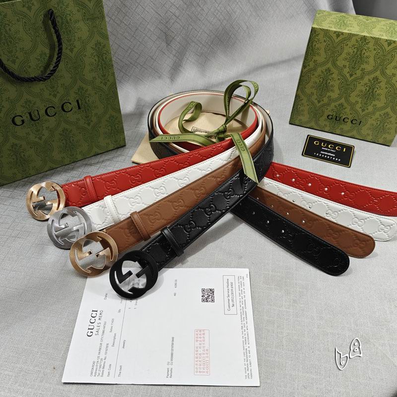 Gucci belt 38mmX90-125cm lb18